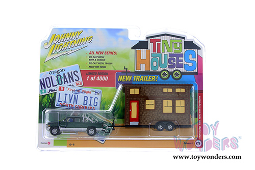 Round 2 Johnny Lightning - Tiny Houses Release 1 set B (1/64 scale diecast model car, Asstd.) JLTH001/24B