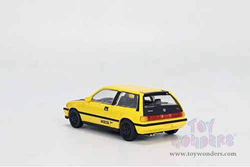 Kyosho - Honda Civic (1/64 scale diecast model car, Yellow/Black) K07018H1YL