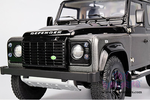 Kyosho - Land Rover Defender 90 Autobiography (1/18 scale diecast model car, Corris Gray/Santorini Black) K08901CGR