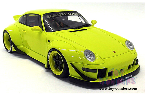 GT Spirit - Porsche RWB 993 Duck Tail Hardtop (1/18 scale resin model car, Lime Green) KJ026