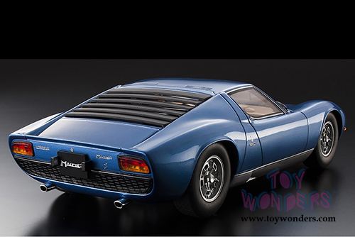 Kyosho Samurai - Lamborghini Miura P 400 S Coupe (1/18 scale resin model car, Blue) KSR18506BL
