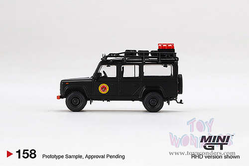 Mini GT - EMS Exclusive | Land Rover Defender 110 Badan Intelijen Negara Indonesia (1/64 scale diecast model car, Black) MGT00158/48