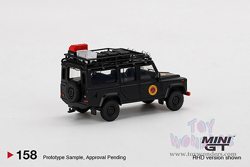 Mini GT - EMS Exclusive | Land Rover Defender 110 Badan Intelijen Negara Indonesia (1/64 scale diecast model car, Black) MGT00158/48