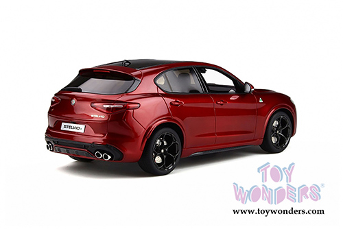 Ottomobile - Alfa Romeo Stelvio Quadrifoglio (2017, 1/18 scale resin model car, Burgundy) OT285