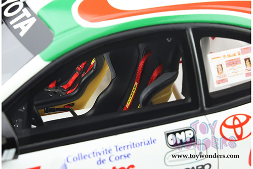 Ottomobile - Toyota Celica GT Four ST205 Hardtop (1995, 1/18 scale resin model car, White/Red/Green) OT302