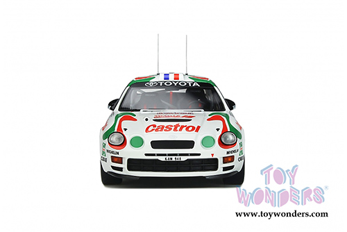 Ottomobile - Toyota Celica GT Four ST205 Hardtop (1995, 1/18 scale resin model car, White/Red/Green) OT302