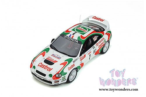Ottomobile - Toyota Celica GT Four ST205 Hardtop (1995, 1/18 scale resin model car, White/Red/Green) OT302