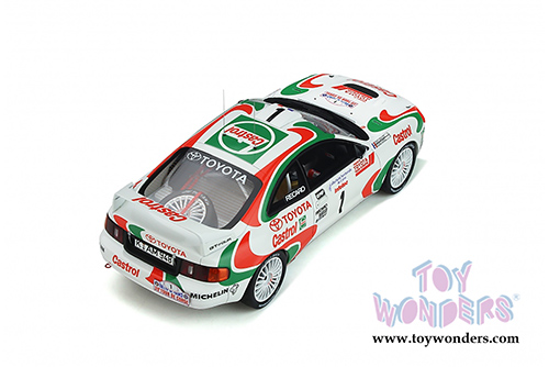 Ottomobile - Toyota Celica GT Four ST205 Hardtop (1995, 1/18 scale resin model car, White/Red/Green) OT302
