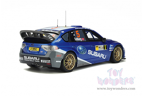 Ottomobile - Subaru Impreza 3 WRC #5 Petter Solberg Hardtop (2008, 1/18 scale resin model car, Blue) OT365