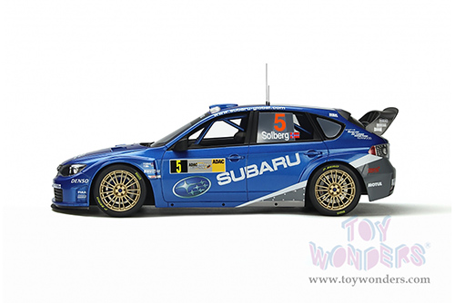 Ottomobile - Subaru Impreza 3 WRC #5 Petter Solberg Hardtop (2008, 1/18 scale resin model car, Blue) OT365