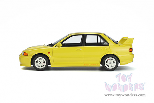 Ottomobile - Mitsubishi Lancer EVO III Hardtop (1995, 1/18 scale resin model car, Dandelion Yellow) OT382