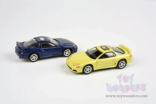 Paragon - Mitsubishi 3000GT GTO (1/64 scale diecast model car, Martinique Yellow Pearl) PA55137YL
