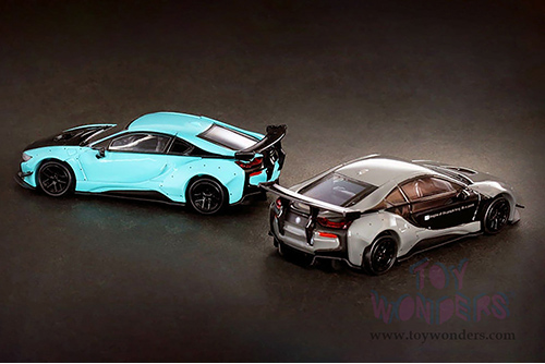 Paragon - Liberty Walk BMW i8 (1/64 scale diecast model car, Peppermint Green/Black) PA55143GN