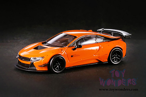 Paragon - BMW i8 Liberty Walk Hardtop (1/64 scale diecast model car, Orange) PA55144OR