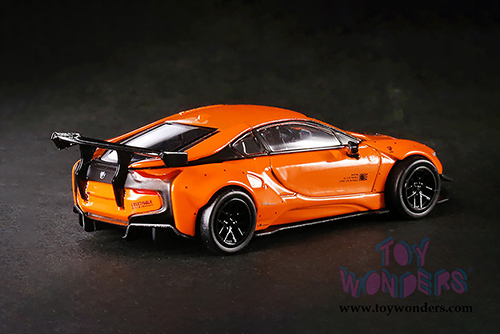 Paragon - BMW i8 Liberty Walk Hardtop (1/64 scale diecast model car, Orange) PA55144OR