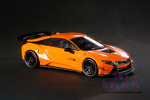 Paragon - BMW i8 Liberty Walk Hardtop (1/64 scale diecast model car, Orange) PA55144OR