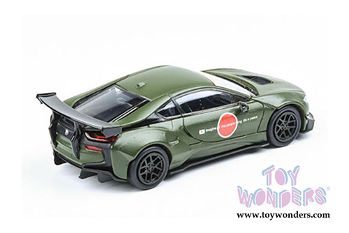 Paragon - BMW i8 Zero Liberty Walk Hardtop (1/64 scale diecast model car, Green) PA55145GN