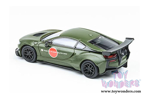 Paragon - BMW i8 Zero Liberty Walk Hardtop (1/64 scale diecast model car, Green) PA55145GN