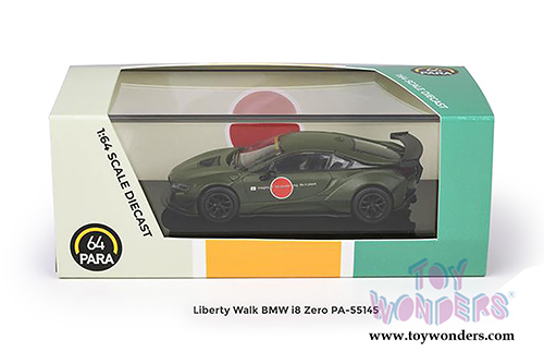 Paragon - BMW i8 Zero Liberty Walk Hardtop (1/64 scale diecast model car, Green) PA55145GN