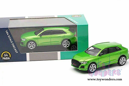 Paragon - Audi RS Q8 LHD Hardtop (1/64 scale diecast model car, Java Green) PA55171GN