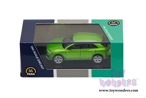 Paragon - Audi RS Q8 LHD Hardtop (1/64 scale diecast model car, Java Green) PA55171GN