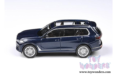 Paragon - BMW X7 Hardtop (1/64 scale diecast model car, Tanzanite Blue) PA55193BU