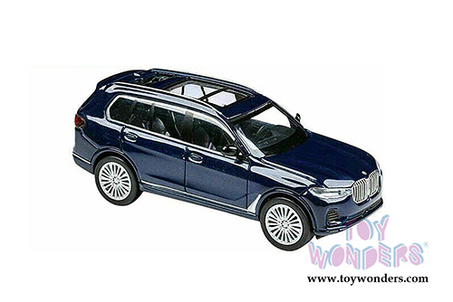 Paragon - BMW X7 Hardtop (1/64 scale diecast model car, Tanzanite Blue) PA55193BU