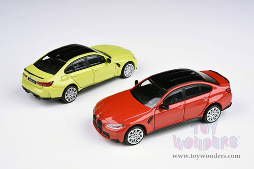 Paragon - BMW M3 (G80) (1/64 scale diecast model car, Sao Paulo Yellow) PA55204YL