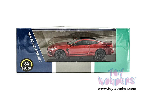 Paragon - BMW M8 Coupe (1/64 scale diecast model car, Motegi Red Metallic) PA55211R