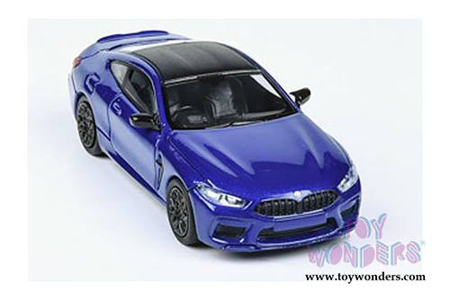 Paragon - BMW M8 Coupe (1/64 scale diecast model car, Marina Bay Blue Metallic) PA55212BU