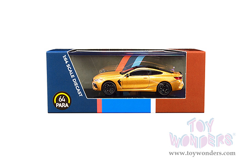 Paragon - BMW M8 Coupe (1/64 scale diecast model car, Ceylon Gold) PA55217G