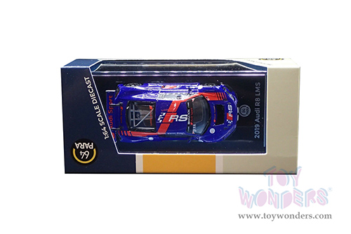 Paragon - Audi R8 LMS #25 10 Hours Suzuka P1 WRT (2019) (1/64 scale diecast model car, Blue) PA55253