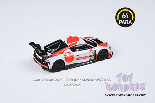Paragon - Audi R8 LMS #66 WRT Suzuka 10 Hours (2018, 1/64 scale diecast model car, Red/White) PA55262