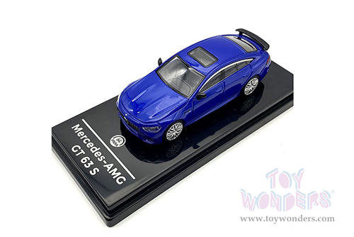 Paragon - Mercedes-Benz GT 63 S (1/64 scale diecast model car, Metallic Blue) PA55281BU