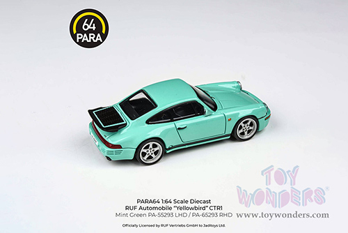 Paragon - RUF CTR Yellowbird (1987, 1/64 scale diecast model car, Mint Green) PA55293GN