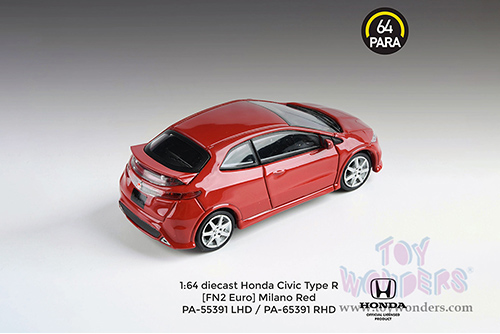 Paragon - Honda Civic Type R FN2 (2007, 1/64 scale diecast model car, Milano Red) PA55391R