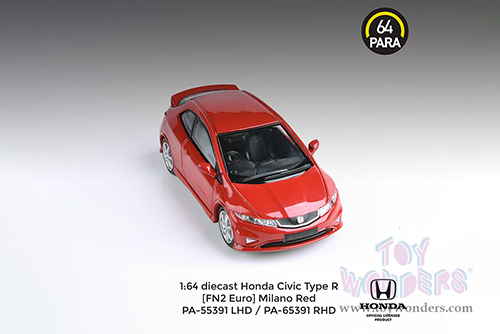 Paragon - Honda Civic Type R FN2 (2007, 1/64 scale diecast model car, Milano Red) PA55391R