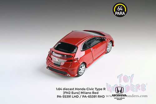 Paragon - Honda Civic Type R FN2 (2007, 1/64 scale diecast model car, Milano Red) PA55391R
