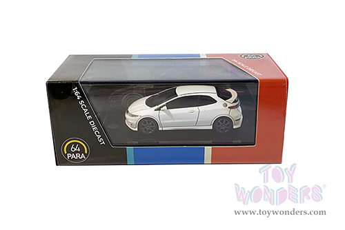 Paragon - Honda Civic Type R FN2 (2007, 1/64 scale diecast model car, Championship White) PA55392W