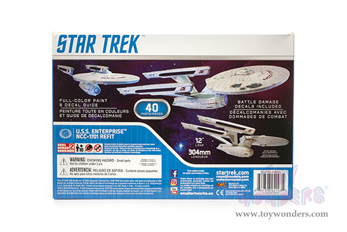 Polar Lights - Snap Kit | Star Trek U.S.S. Enterprise NCC-1701 Refit Wrath of Khan Edition (1/1000 scale model) POL974M/12 MAP: $29.59
