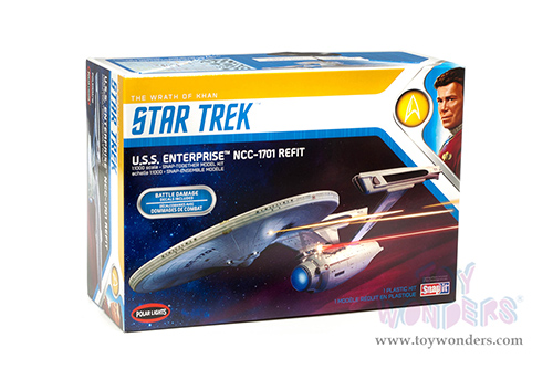 Polar Lights - Snap Kit | Star Trek U.S.S. Enterprise NCC-1701 Refit Wrath of Khan Edition (1/1000 scale model) POL974M/12 MAP: $29.59