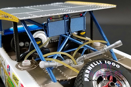 Real Art Replicas - Ford Big Oly Bronco #1 Parnelli Jones Baja 1000 Champion (1/18 scale diecast model car, Yelllow/White) RAR18001