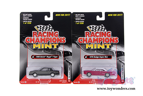 Round 2 Racing Champions Mint 2017 Release 1 A (1/64 scale diecast model car, Asstd.) RC003/12A