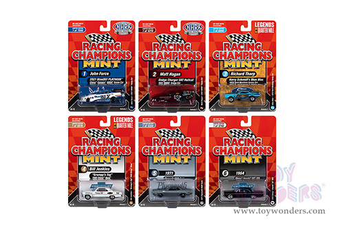 Round 2 Racing Champions Mint 2021 Release 1 (1/64 scale diecast model car, Asstd.) RC014/48