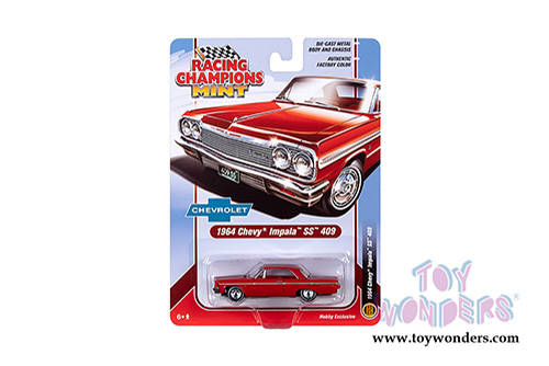 Round 2 Racing Champions Mint - Chevrolet&reg; Impala SS 409 Hardtop (1964, 1/64 scale diecast model car, Riverside Red) RCSP012/24