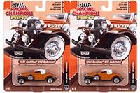 Round 2 Racing Champions Mint - Cadillac&reg; V16 Cabriolet (1931, 1/64 scale diecast model car, Burnt Orange/Brown) RCSP015/24