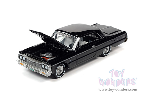 Round 2 Racing Champions Mint 2021 Release 1 | Chevrolet&reg; Impala SS 409 Hardtop (1964, 1/64 scale diecast model car, Black) RCSP021/24