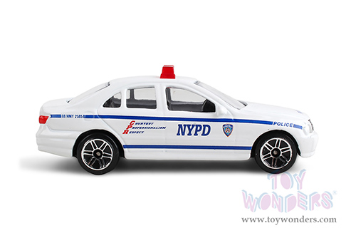 Daron Realtoy® - N.Y.P.D. Police Car (3" diecast model car, White) RT8953P