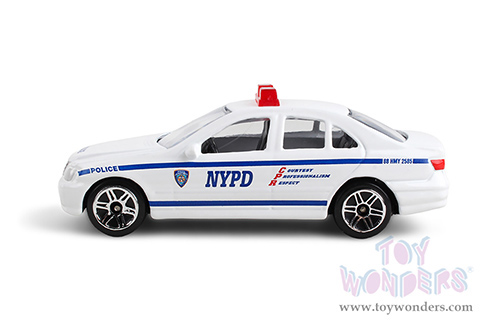 Daron Realtoy® - N.Y.P.D. Police Car (3" diecast model car, White) RT8953P