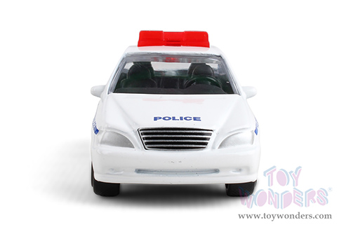 Daron Realtoy® - N.Y.P.D. Police Car (3" diecast model car, White) RT8953P